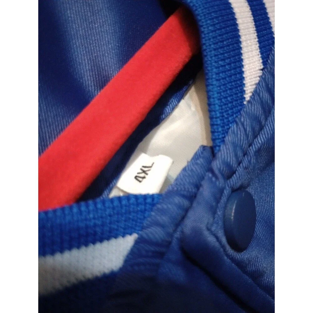 Quilted Windbreaker Mens Blue Unbranded 4X